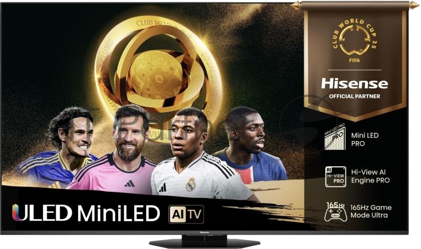Телевизор Hisense 65" 65U8Q угольный/серый Mini LED UHD 48-165Hz Smart TV VIDAA U9