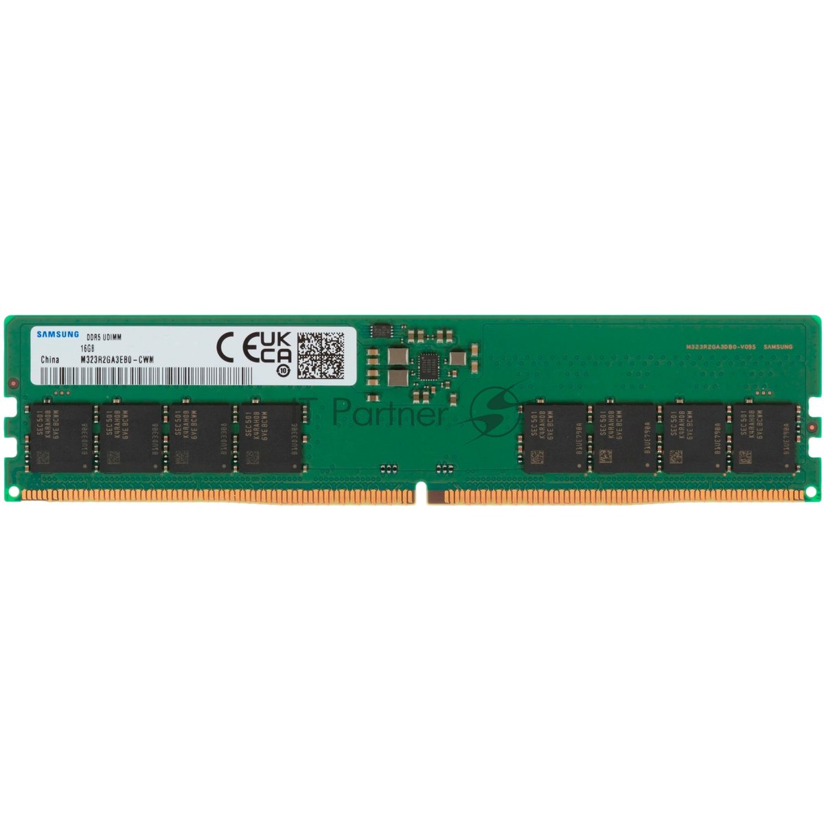 Модуль памяти 16GB Samsung DDR5 5600 UDIMM  Desktop Non-ECC,CL46, 1.1V, 1Rx8, Bulk