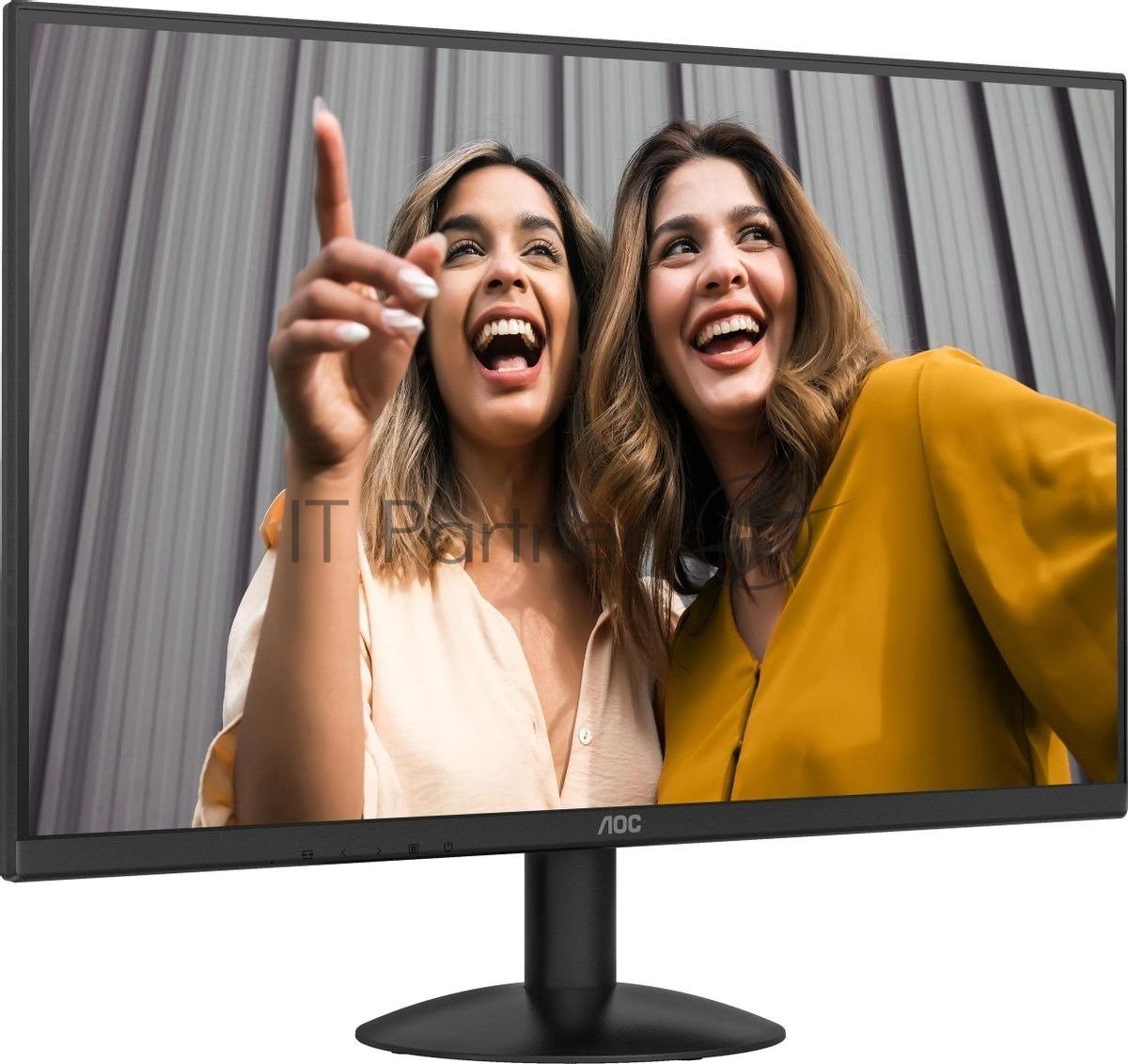 Монитор 23.8" AOC 24B30H3 IPS 1920x1080, 120 Гц, 4 мс, 16:9, 300 кд/м², HDMI, VGA, черный
