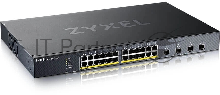 Коммутатор Smart L3 Lite PoE+ Zyxel NebulaFlex XGS1935-28HP, rack 19", 24xGE PoE+, 4xSFP+, бюджет PoE 375 Вт