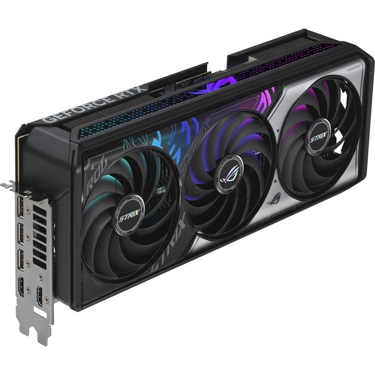Видеокарта ASUS ROG Strix GeForce RTX 5070 Ti Gaming OC Edition, 16 GB GDDR7, 256 bit, 3xDisplayPort, 2xHDMI, GPU 2602 MHz