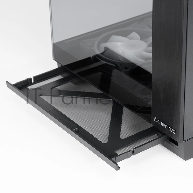 Компьютерный корпус Chieftec Visio черный без БП ATX 2x80мм 4x120мм 2x140мм 1xUSB 2.0 2xUSB 3.0 audio bott PSU