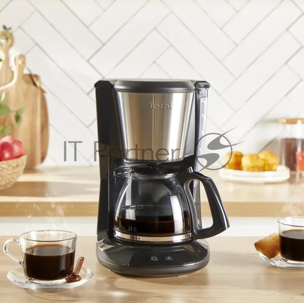 Кофеварка капельная Tefal CM5S1DE0 1000Вт черный