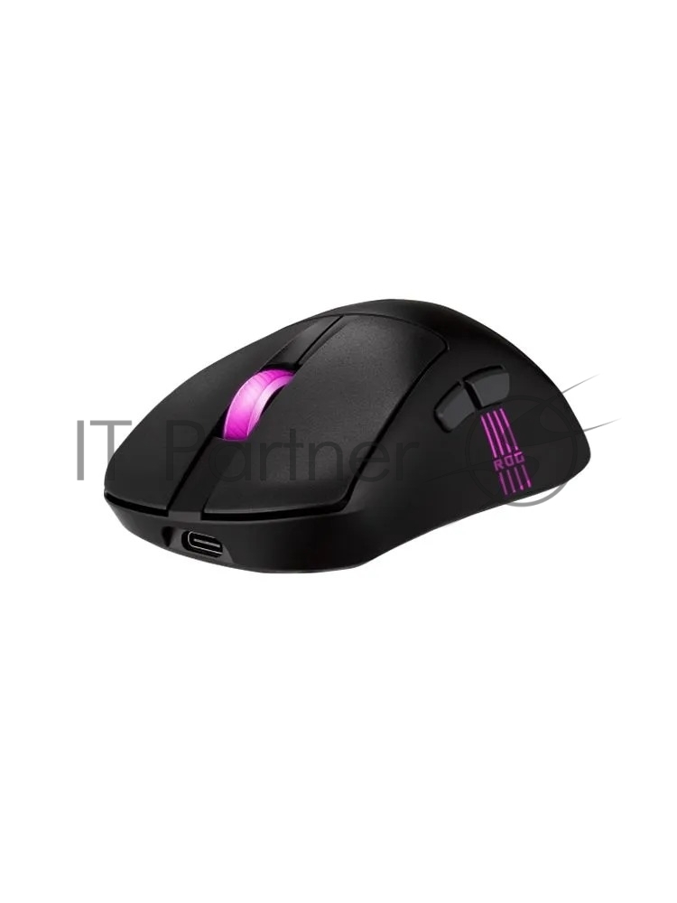 Мышь беспроводная/проводная ASUS ROG Keris II Origin чёрный, 42000 dpi, USB Type-A, радиоканал, Bluetooth, кнопки - 5