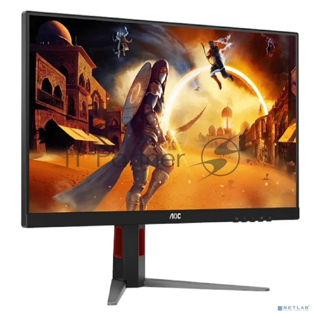 Монитор 27" AOC Q27G4/D IPS 2560x1440, 200 Гц, 0.3 мс, 16:9, 350 кд/м², HDMI 2.0, DP 1.4, 3.5 Jack, DisplayHDR 400, Adaptive-Sync, черный