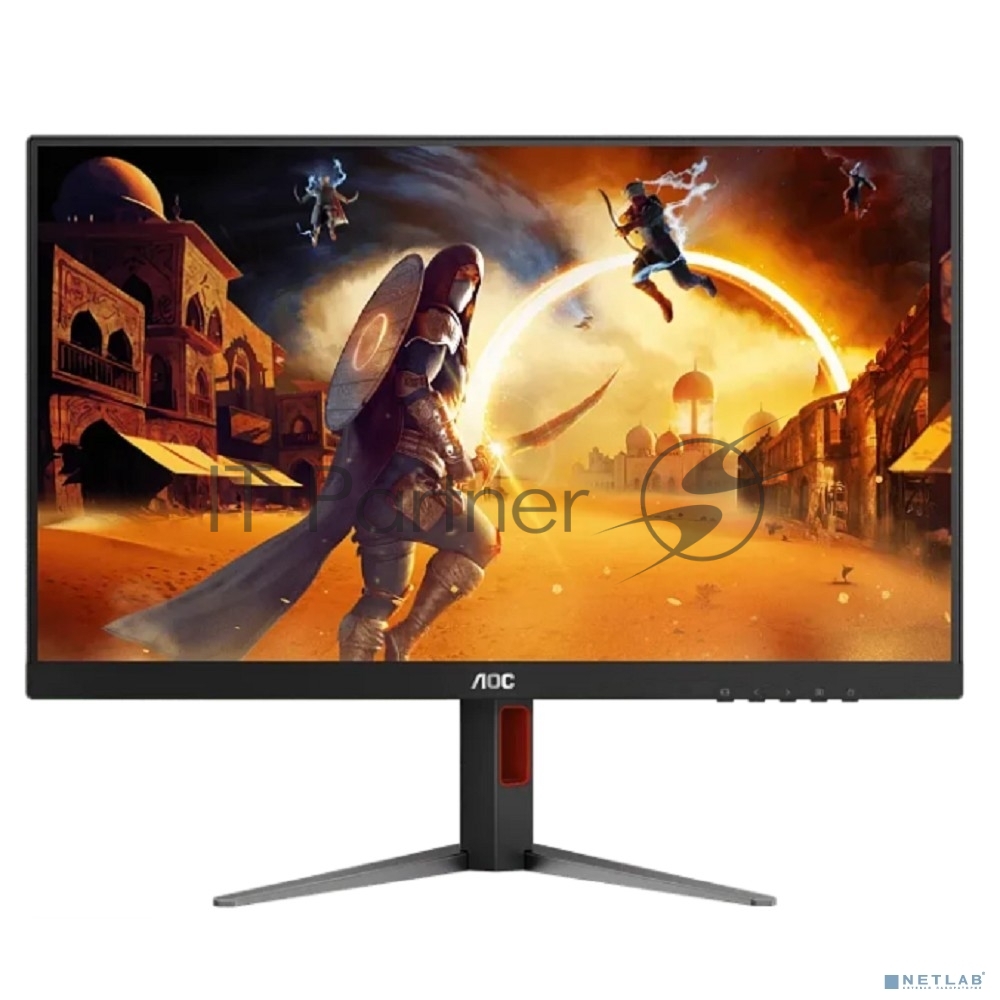 Монитор 27" AOC Q27G4/D IPS 2560x1440, 200 Гц, 0.3 мс, 16:9, 350 кд/м², HDMI 2.0, DP 1.4, 3.5 Jack, DisplayHDR 400, Adaptive-Sync, черный