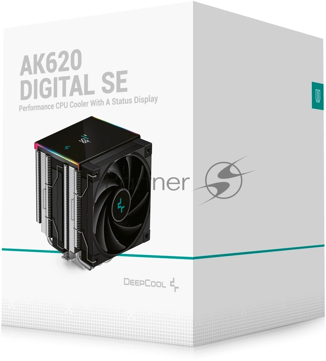 R-AK620-BKADMN-GJD - Кулер для процессора, Deepcool, AK620 DIGITAL SE R-AK620-BKADMN-GJD, Intel 1851/1700/1200/115х и AMD AM5/AM4, 260W, 2*120мм, 500-1850±10%/об/м, 68.99 CFM, 28 dB(A), 4pin, 129х138х161мм, Черный