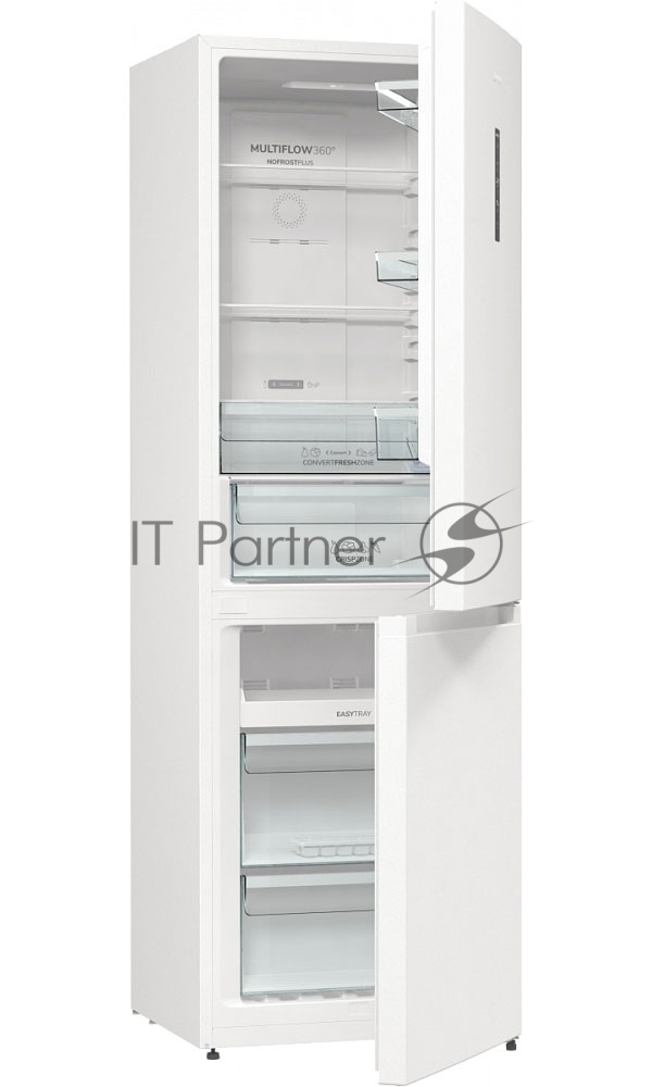 Холодильник Gorenje NRKP61EA2W4 белый двухкамерный 203/99л морозилка снизу, No Frost