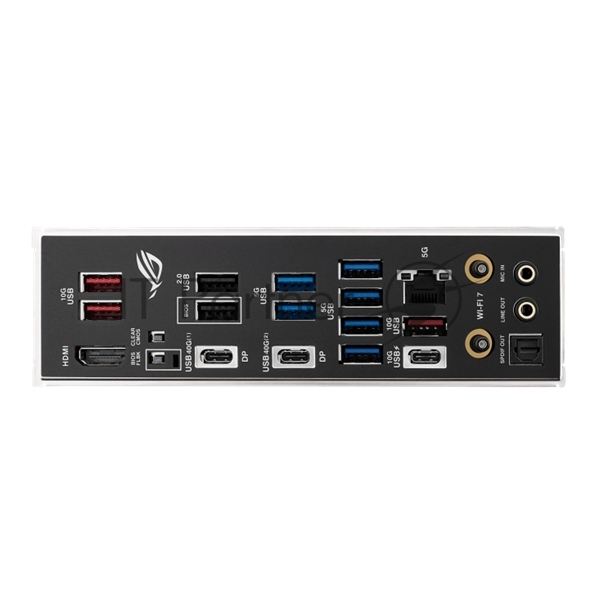 Материнская плата ASUS ROG STRIX X870E-H GAMING WIFI7, AM5, AMD X870E, 4xDDR5, 4xSATA, 4xM.2, 1xPCIe 5.0 x16, 1xPCIe 4.0 x4, 1xHDMI, 2xUSB-C 40Gbps (USB4), 1xUSB-C 10Gbps, 3xUSB-A 10Gbps, 6xUSB-A 5Gbps, 2xUSB-A 2.0, 2x3.5 мм, 7.1, ATX