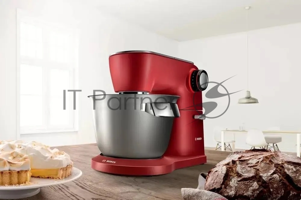 Кухонная машина Bosch MUM9A66R00 планетар.вращ. 1600Вт красный