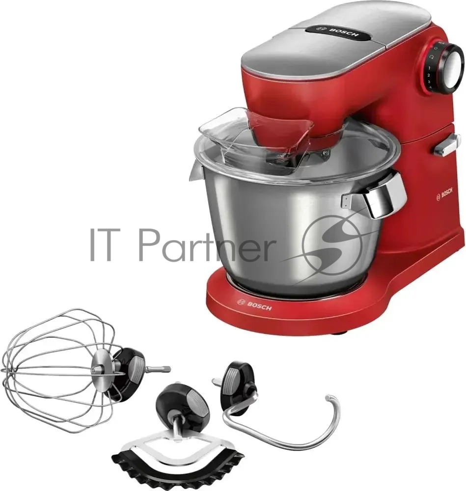 Кухонная машина Bosch MUM9A66R00 планетар.вращ. 1600Вт красный