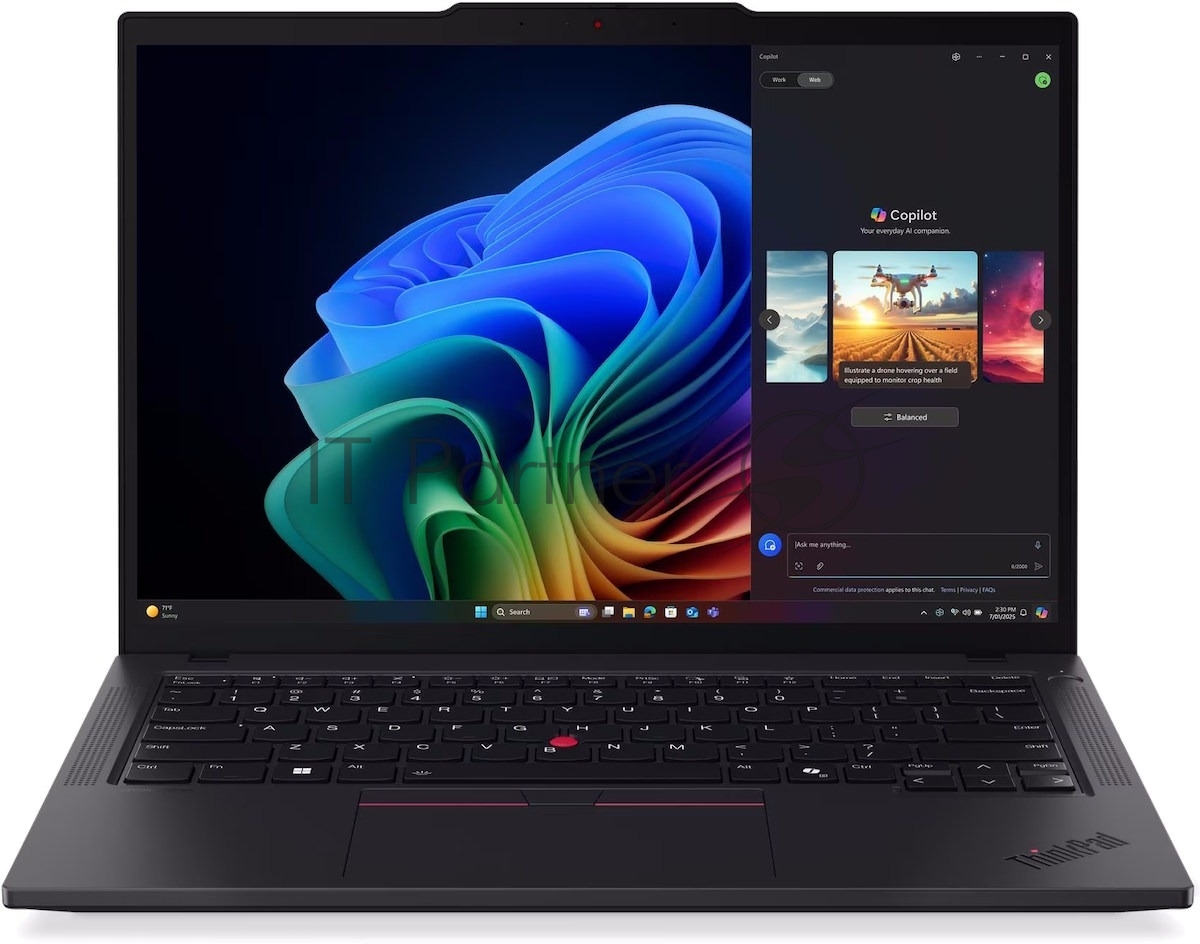 Ноутбук Lenovo ThinkPad T14 G6/14"/IPS/Intel Core Ultra 5 235U vPro/16Gb/512Gb SSD/Intel Graphics/Windows 11 Professional/черный/1.4kg
