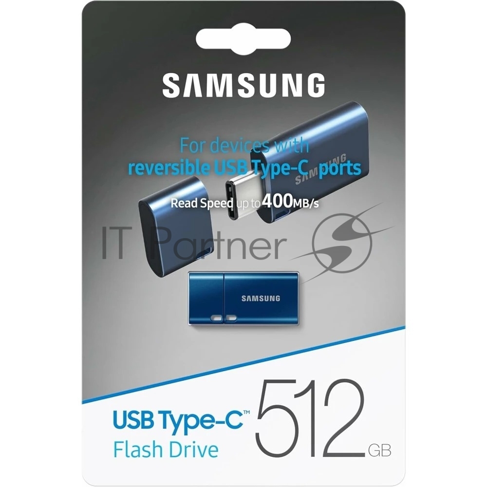 MUF-512DA/APC Флеш диск Samsung 512Gb USB Type-C,  metal  case,  Blue (MUF-512DA/APC)