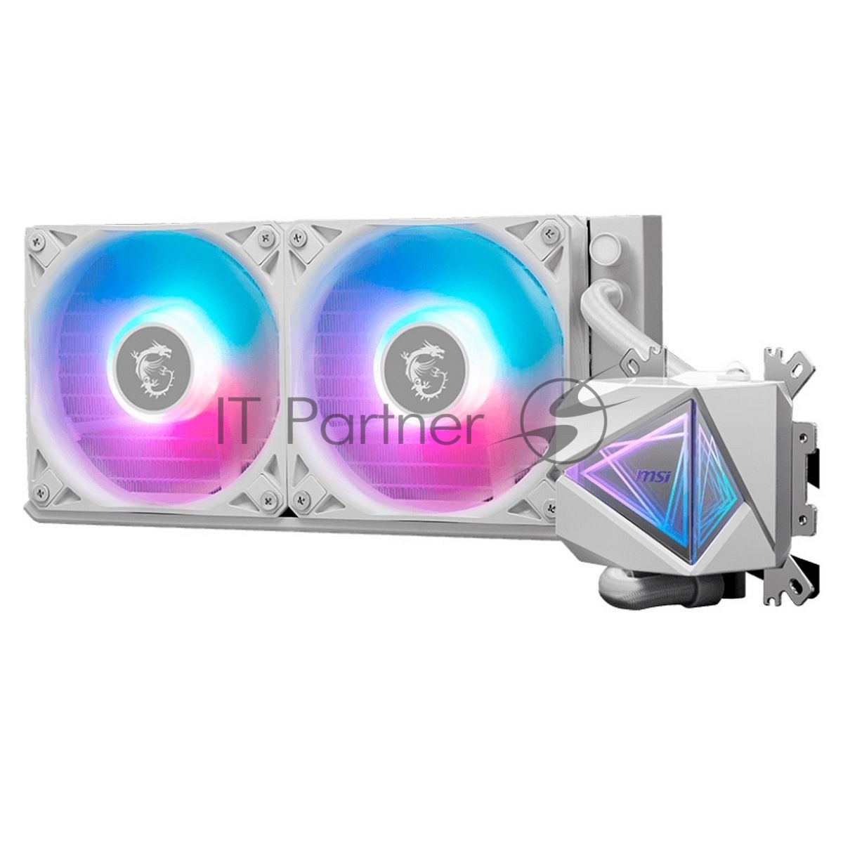 Система жидкостного охлаждения MSI MAG CORELIQUID I240 2x ARGb Gen2 Fan, ARGb Gen2 Block, Color Box