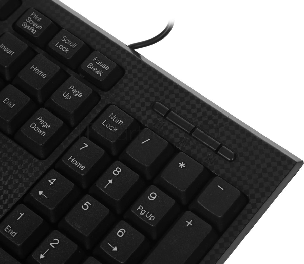 Клавиатура проводная Oklick 120M, USB, черный