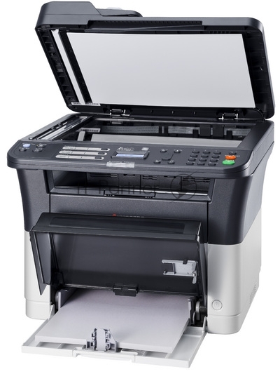 МФУ лазерное Kyocera Ecosys FS-1025MFP (1102M63RU0/1102M63RUV/1102M63RU2/1102M63NX2/1102M63DZ2), A4, ч/б, печ. до 25 стр/мин., скан. до 18 стр/мин. (ч/б) 6 стр/мин. (цвет), 600 x 1800 dpi (печать) 600x600dpi (скан), USB, RJ-45