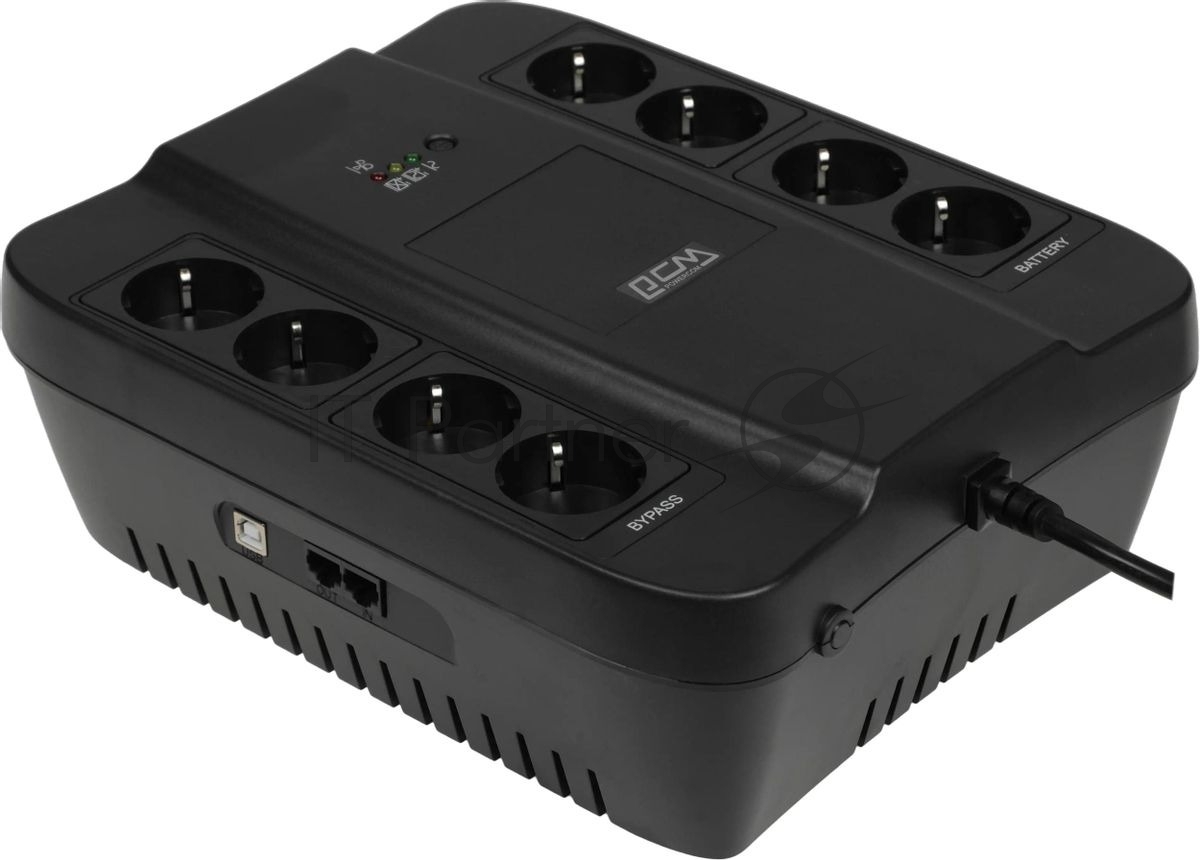 Источник бесперебойного питания Powercom SPD-1000U 550Вт 1000ВА черный