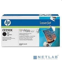Картридж HP Color LaserJet CE250X Black Print Cartridge with ColorSphere Toner (Original)