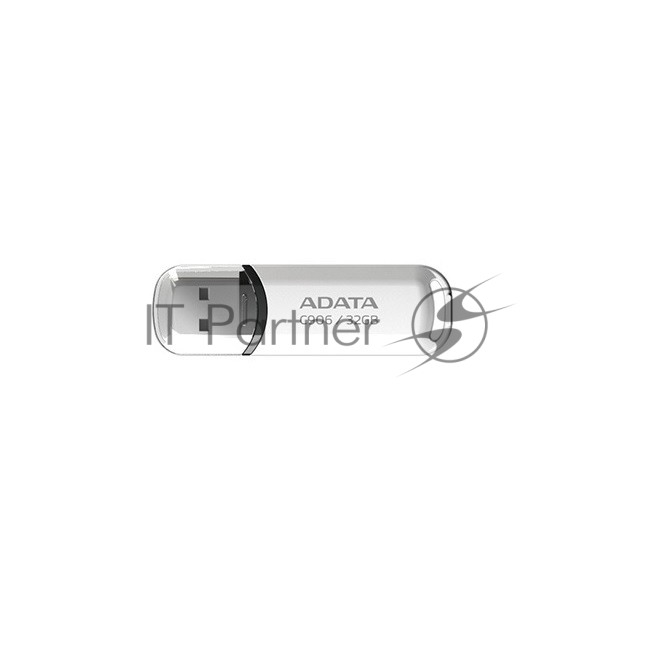 USB накопитель ADATA - Classic C906, USB Type A (USB 2.0), 32 ГБ, цвет белый, AC906-32G-RWH