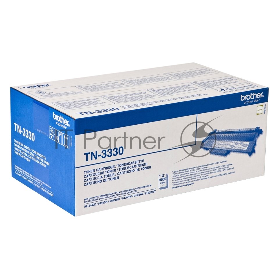 Картридж лазерный Brother TN-3330 черный (3000 стр.) для HL54xx/6180DW/DCP8110DN/8250DN/MFC8520DN/8950DW
