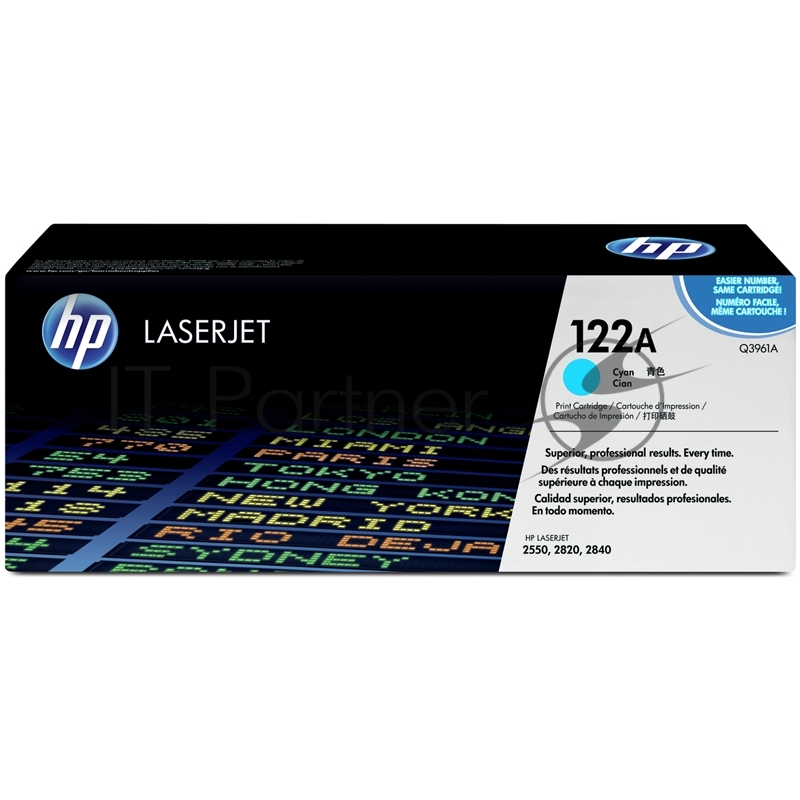 Картридж лазерный HP Color LaserJet Q3961A голубой для Color LaserJet 2550
