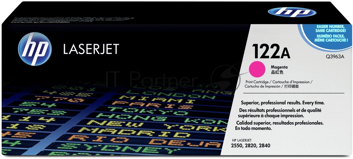 Картридж лазерный HP Q3963A пурпурный для Color LaserJet 2550 4000 стр.