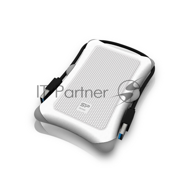 <086683> Внешний жесткий диск .1Tb Silicon Power Armor A30 2.5" USB3.1 белый [SP010TBPHDA30S3W]