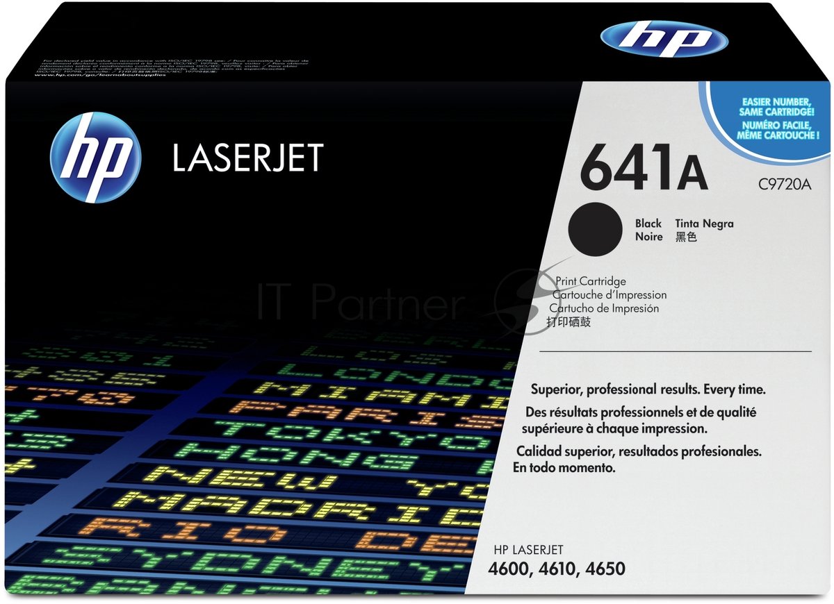 Картридж лазерный HP C9720A черный для Color LJ4600 Series, Black 9000 стр.