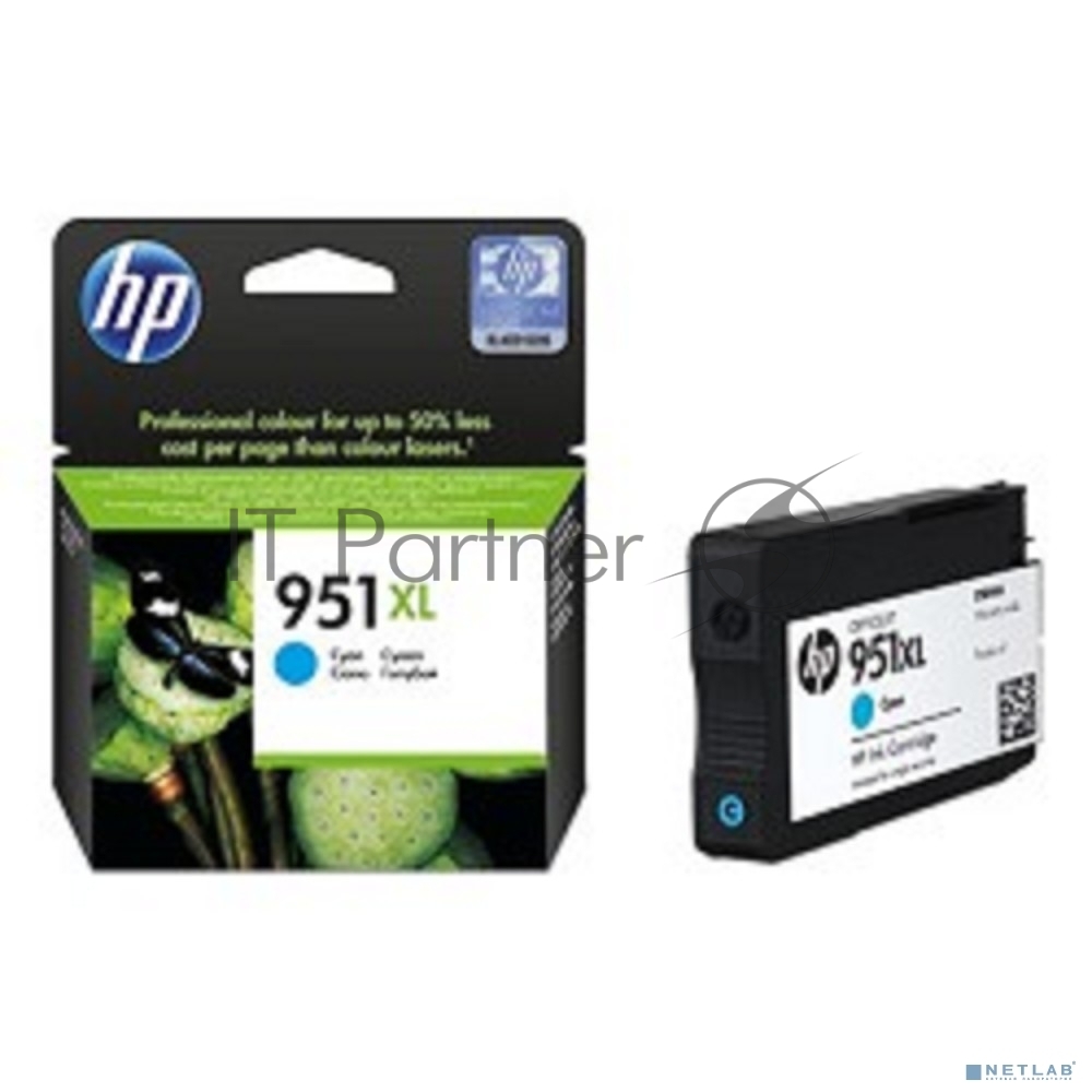 Картридж струйный HP 951XL CN046AE голубой для HP OJ Pro 8100/8600 (1500 стр.)