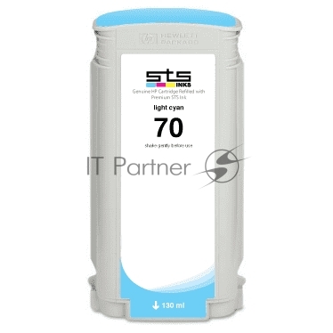 Картридж Cartridge HP 70 для DJ Z2100/Z3100/Z3200/Z5200, голубой (130мл)