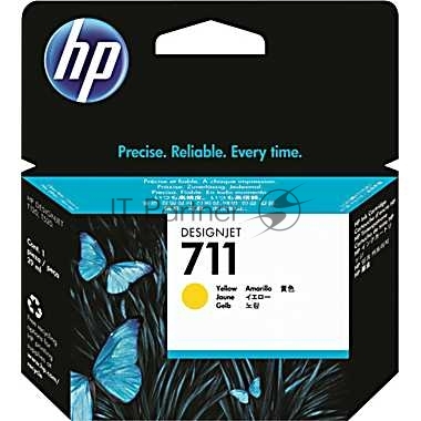 Картридж струйный HP №711 CZ132A желтый для HP DJ T120/T520 (29мл)