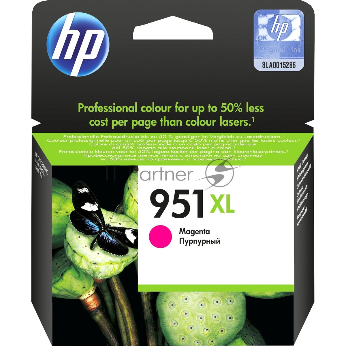 Картридж струйный HP CN047AE №951XL пурпурный для Officejet Pro 8100/8600 (плохая упаковка)