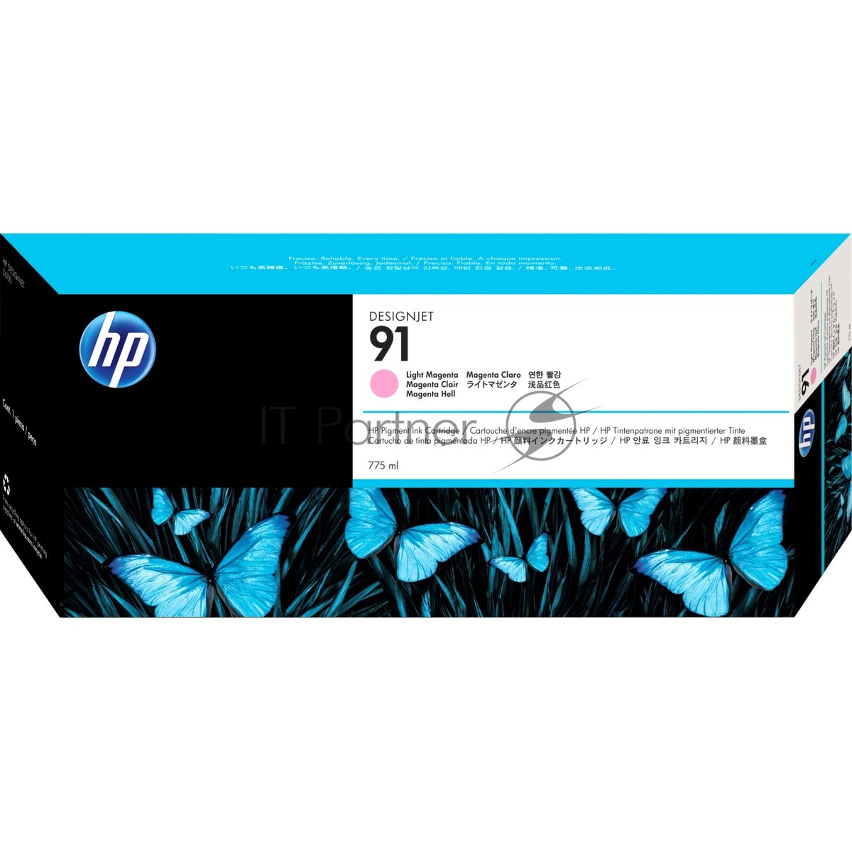 Картридж струйный HP №91 C9471A светло-пурпурный для HP DJ Z6100 (775мл)