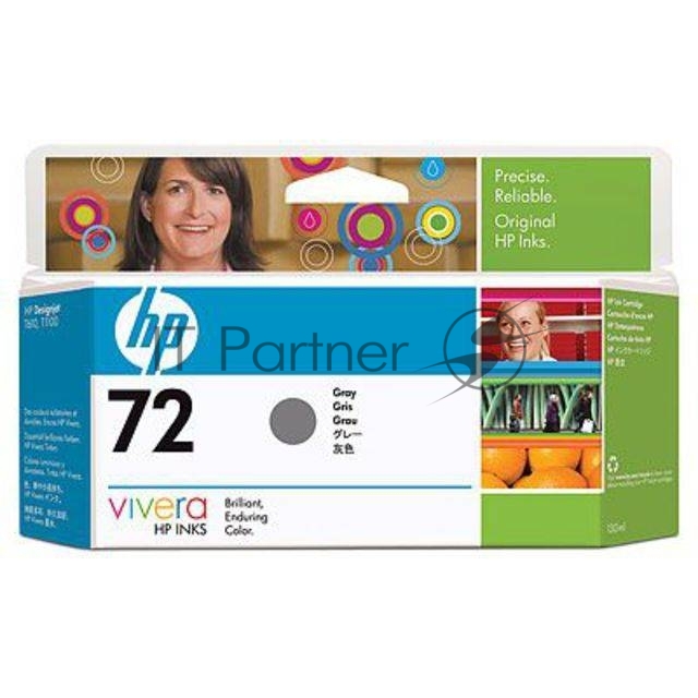 Картридж струйный HP №72 C9374A серый для HP DJ T1100/T610 (130мл)