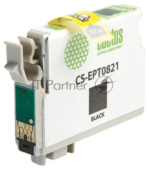 Картридж струйный Cactus CS-EPT0821 черный (13,8 мл) для Epson Stylus Photo R270/290/RX590