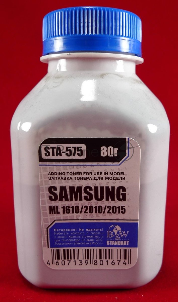 Тонер SAMSUNG ML-1610/1615/2010/2015 (фл. 80г) B&W Standart фас.Россия