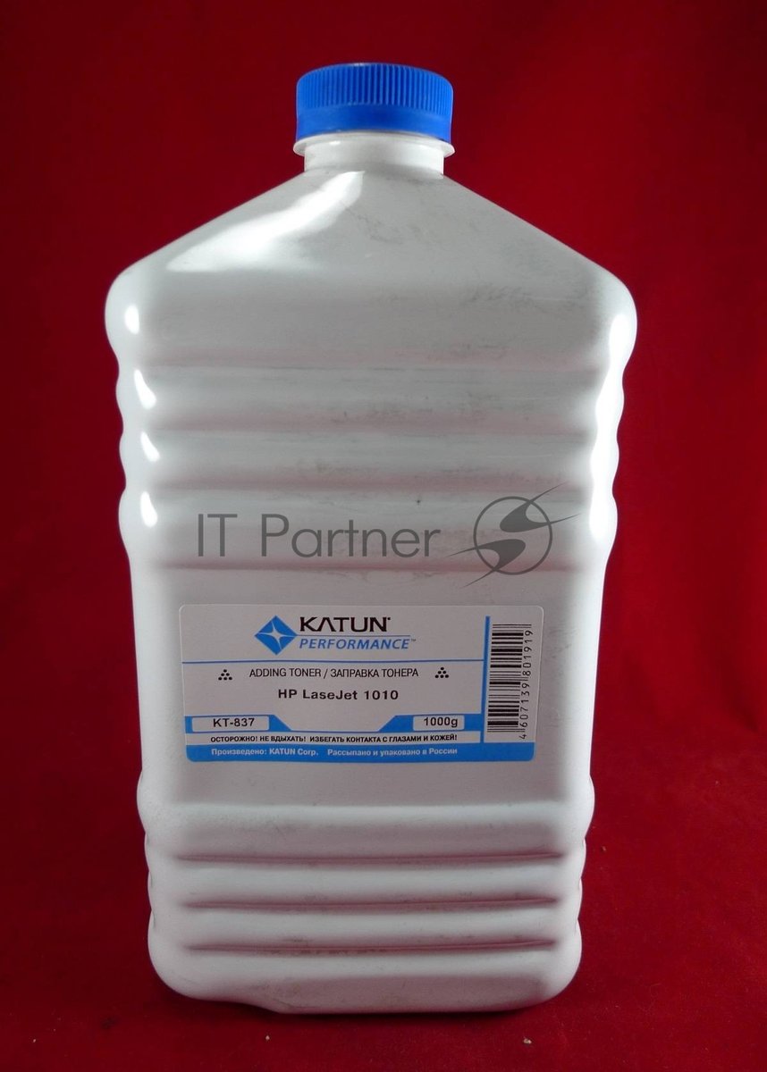 Тонер для картриджей Q2612A/Q2612X, FX-9/FX-10, CRG-703/706 (кан. 1кг) Katun фас.Россия