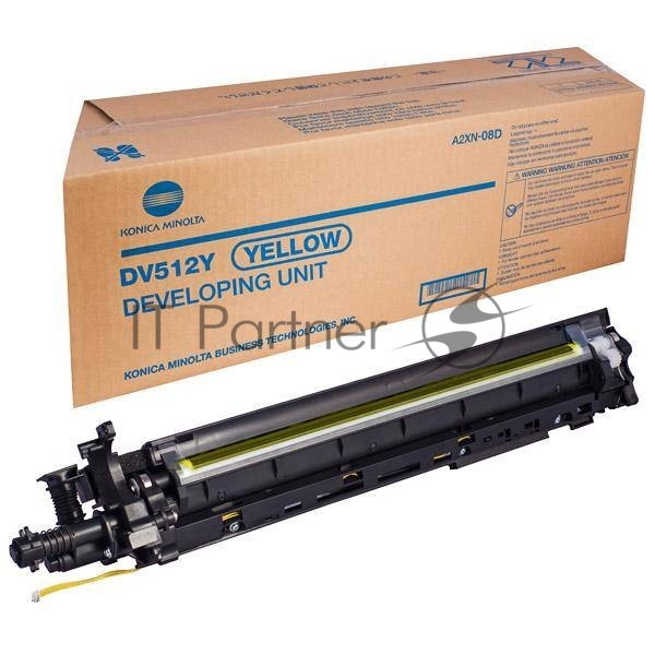 Блок проявки Konica-Minolta bizhub C224/C284/C364/C454/C554/C224e/C284e/C364e/C454e/C554e желтый DV-512Y A2XN08D