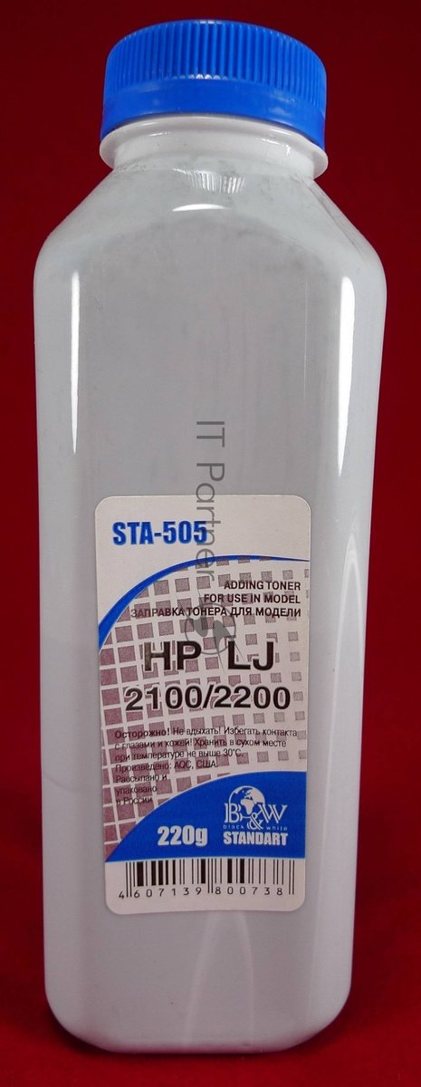 Тонер для картриджей C4096A, FX-7/EP-32 (фл. 220г) B&W Standart фас.Россия