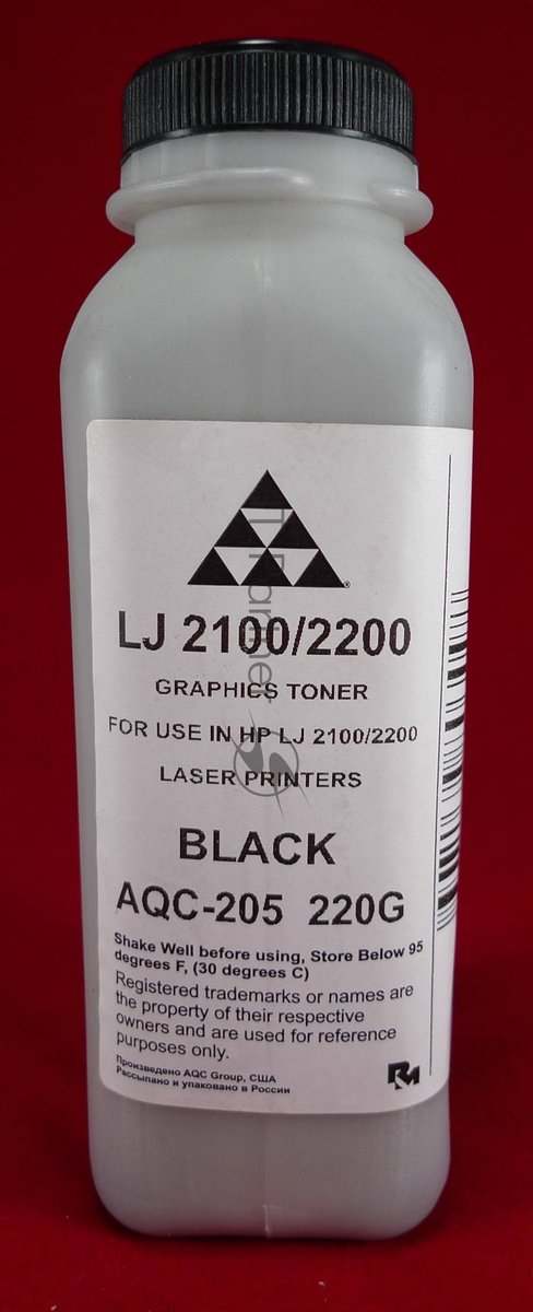 Тонер HP LJ 2100 (фл 220г.) (AQC-США фас России)