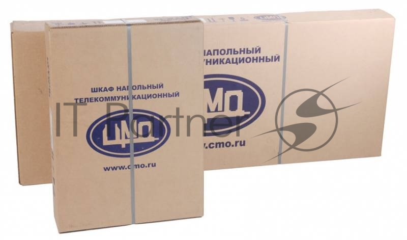 Шкаф коммутационный ЦМО ШТК-М-18.6.6-1ААА 18U 600x600 мм пер. дв. стекл задн. дв. стал. лист 2 бок. пан. направл. под закл. гайки 270 кг серый