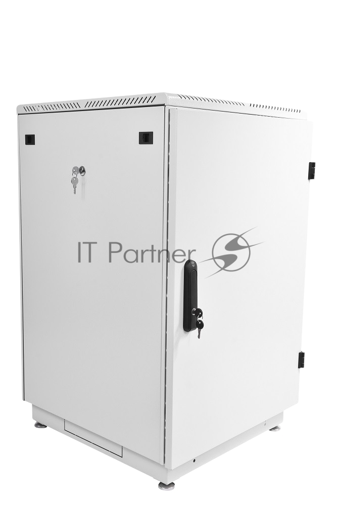 Шкаф телекоммуникационный напольный 18U (600x600) дверь металл (2 места), ШТК-М-18.6.6-3ААА
