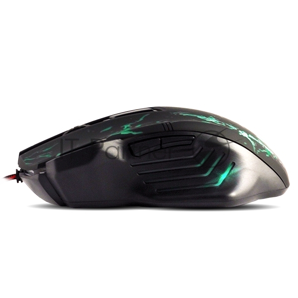 (Поврежденная упаковка) Мышь CROWN Gaming CMXG-601 CM000001217{проводная, оптическая, 600/ 1200/ 1800 dpi, USB, 7 кннопок}
