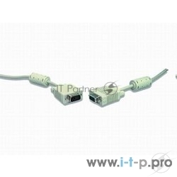 Кабель Gembird/Cablexpert VGA Premium,15M/15M,15м, тройн. экран,феррит. кольца,пакет