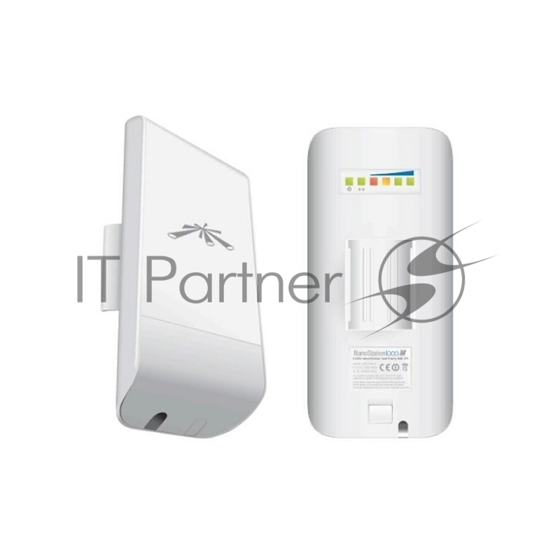 (Из ремонта, мелкие царапины на корпусе) Точка доступа UBIQUITI LocoM2(EU) Wi-Fi и AirMAX. 802.11g/n, интегрированная антенна 8 дБ (45°*45°),10/100 RJ45 Ethernet