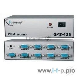 Разветвитель GVS128 Разветвитель сигнала VGA на 8 мониторов (Gembird/Cablexpert)
