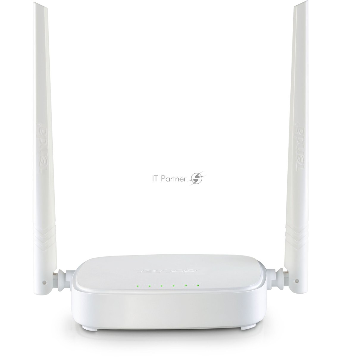 Tenda N301 Wi-Fi роутер N300, до 300 Мбит/с на 2,4 ГГц, LAN 3x100 Мбит/с, WAN 1x100 Мбит/с, 2х5dBi антенны, белый корпус