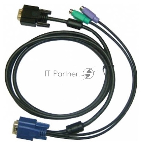 Переключатель D-Link DKVM-IPCB/10 Упаковка 10 кабелей KVM для устройств DKVM-IP1/IP8, длина 1.8м 