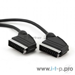 Кабель аудио/видео Gembird CCV-518, SCART/SCART, 21pin, 3м
