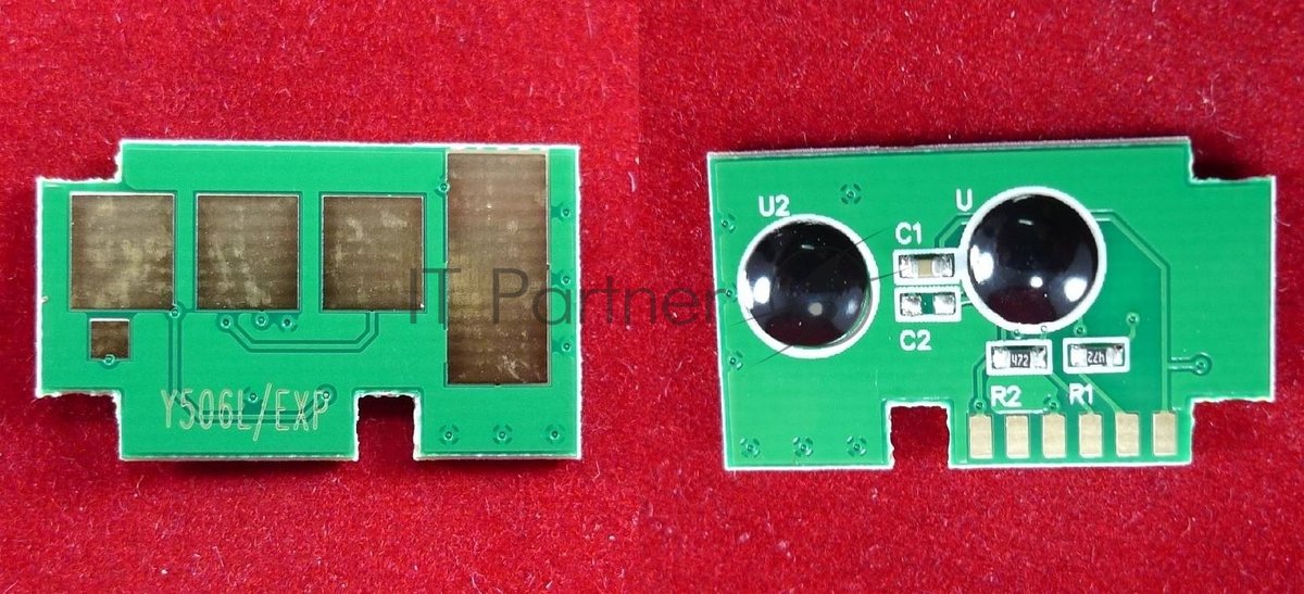 Чип ELP для Samsung CLP-680/680DW/680DN/CLX-6260FR/6260FD/6260FW/6260ND/6260NR (MLT-506L-Y) Yellow 3.5K (Китай)